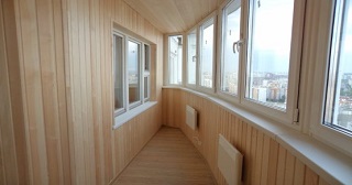 Внутренняя отделка лоджии Сегежа, цена от 206 руб. м2